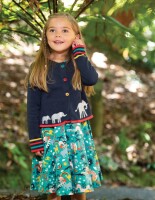 Skater Kleid Jewel India t&uuml;rkis