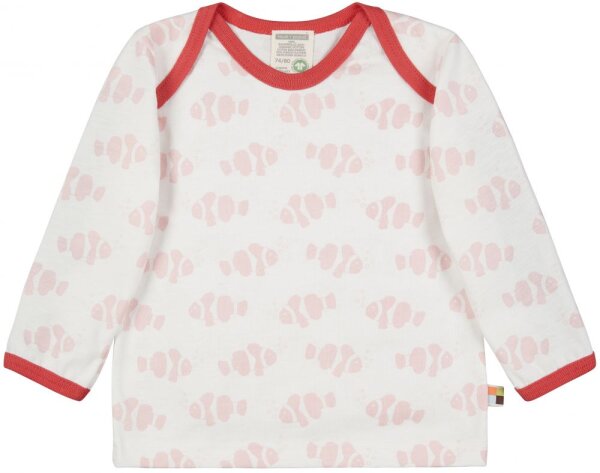 Shirt langarm Fische rose
