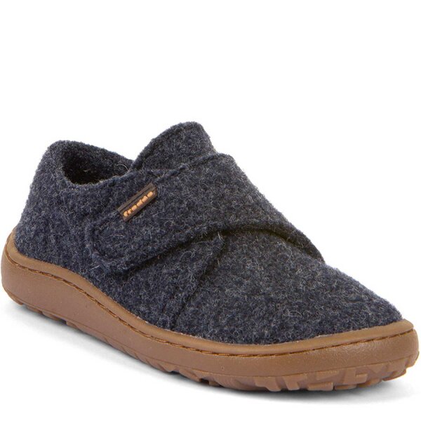 Barefoot Slippers Wooly dark blue - 39
