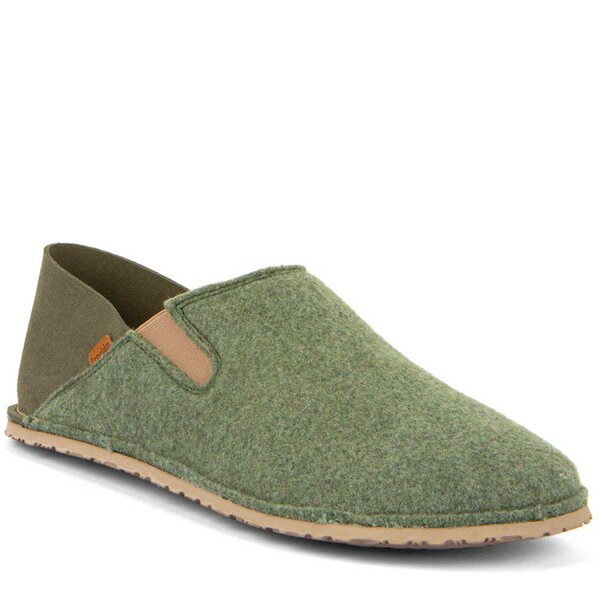 Barefoot Slip-On Wooly olive - 40