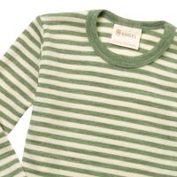 Langarmshirt Wolle geringelt