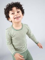 Langarmshirt Wolle geringelt