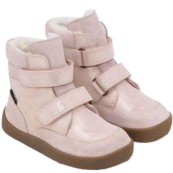 Basil TEX Klettstiefel old rose glitter - 34