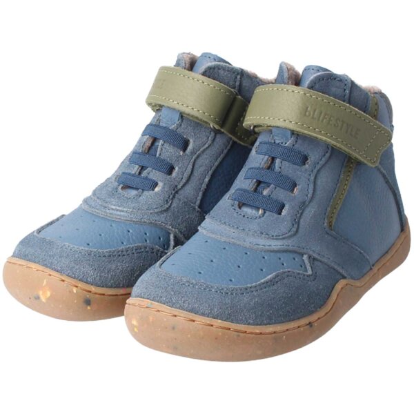 AnurafroschSTYLE High-Cut Wollvlies meerblau - 32