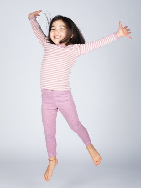 Kinder-Leggings Wolle rosenholz - 104
