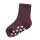Joha Stoppersocken Wolle aubergine melange