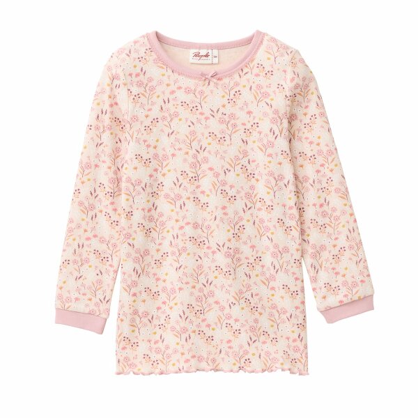 Pyjama Blumen hellrosa -104