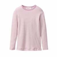 Langarmshirt Wolle/Seide geringelt