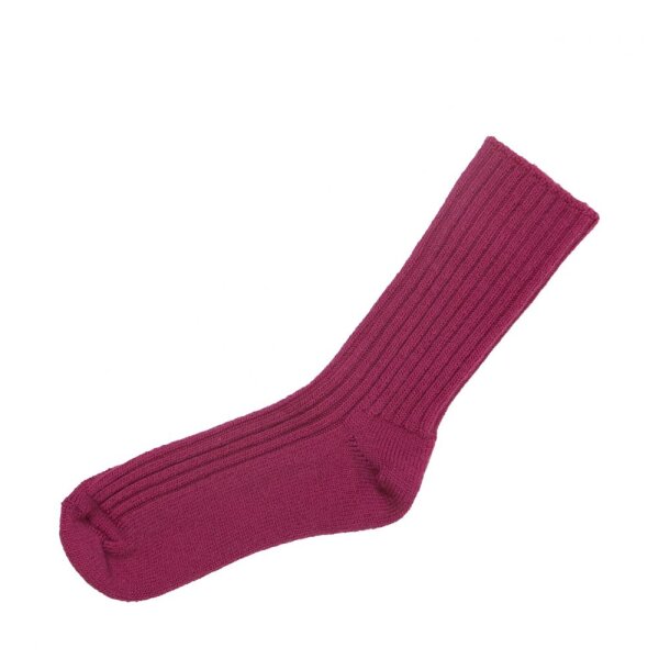 Joha Wollsocken dunkles pink