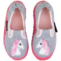 Hausschuhe Pferdchen pink