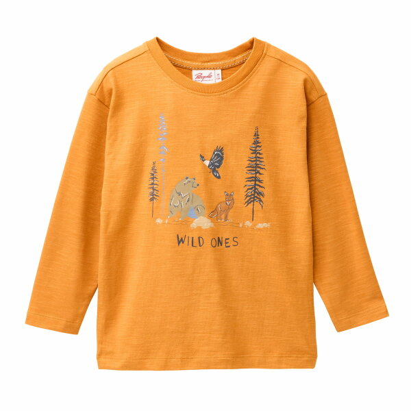 Langarmshirt wild ones kürbis - 122/128
