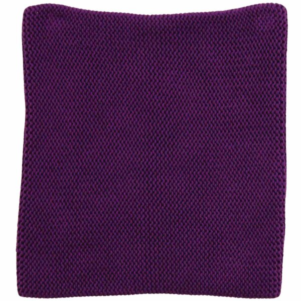 Schlauchschal Strick grape