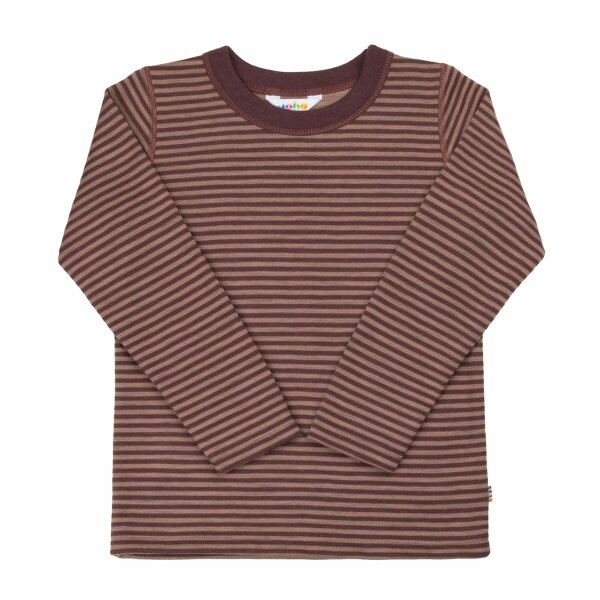 Kindershirt Wolle Streifen
