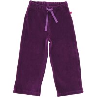 Weite Hose Velvet Rib