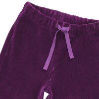Weite Hose Velvet Rib