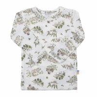 Shirt langarm Wolle/Seide Muster