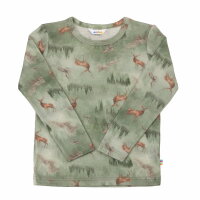 Langarmshirt Wolle Muster