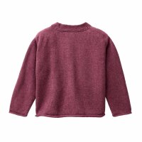 Strickjacke brombeer m&eacute;lange - 98/104