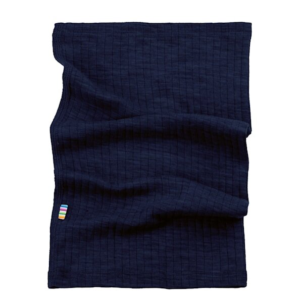 Basic Schlauchschal Wolle navy - 4-6