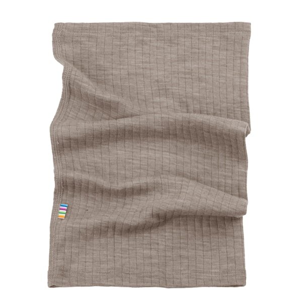 Basic Schlauchschal Wolle sesam melange - 7-9