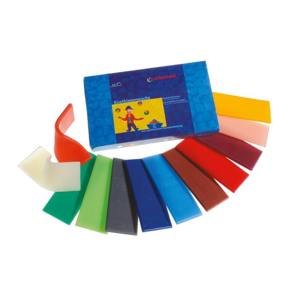 Knetbienenwachs 100 x 40mm 12 Farben