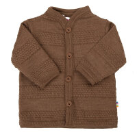 Cardigan Wolle Perlstrick