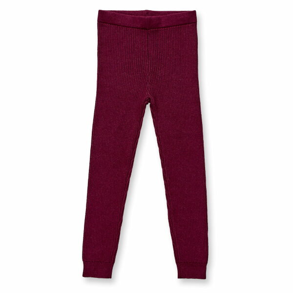 Yuma Strickleggings bordeaux melange - 80