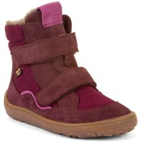 Barefoot Klettstiefel Tex Winter bordeaux - 30