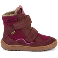 Barefoot Klettstiefel Tex Winter bordeaux - 30