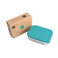 Einerlei Lunchbox mit Silikondeckel gr&uuml;n