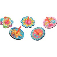 Kreisel bunt sortiert