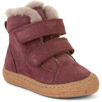 Mini Suede Klett Lammfell bordeaux - 25