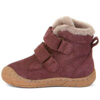 Mini Suede Klett Lammfell bordeaux - 25