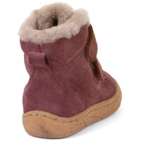 Mini Suede Klett Lammfell bordeaux - 25