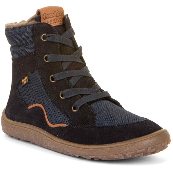 Barefoot Stiefel Tex Wool Grow dark blue - 35