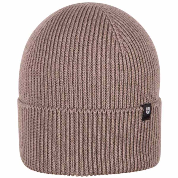 Umschlagmütze Silky steingrau - 47/49