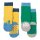 Stoppersocken Nilpferd und Affe 2er-Pack