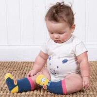 Stoppersocken Giraffe und Regenbogen 2er-Pack