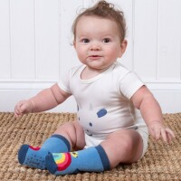 Stoppersocken Giraffe und Regenbogen 2er-Pack