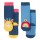 Stoppersocken Giraffe und Regenbogen 2er-Pack