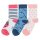 Socken Marienkäfer, Delfine und Herzen 3er-Pack