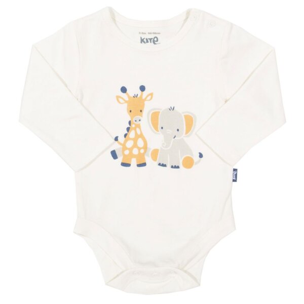 Body Langarm Giraffe & Elefant