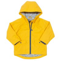 Splash Regenjacke gef&uuml;ttert gelb