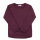 Shirt langarm Wolle Pflaume - 98/104