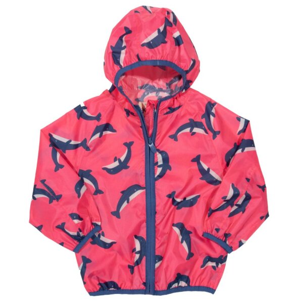 Puddlepack Regenjacke Delfine pink