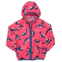 Puddlepack Regenjacke Delfine pink