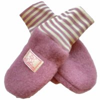 F&auml;ustel Wollfleece alt rosa-  3