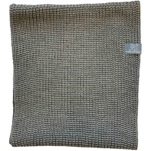 Hansen Loop Wolle Seide grau  -  2