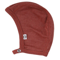 Baby-M&uuml;tze Wolle/Seide russet
