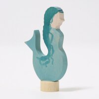 Steckfigur Meerjungfrau aquamarin